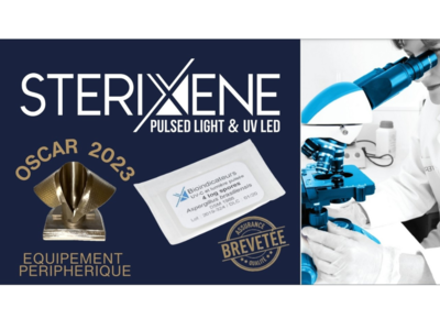 STERIXENE a reçu l'Oscar de l'Emballage dans la section Equipements périphériques pour ses Bioindicateurs-UV!