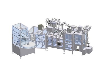 SF102 aseptique, la nouvelle remplisseuse Thimonnier pour DOYPACK® avec bouchon.