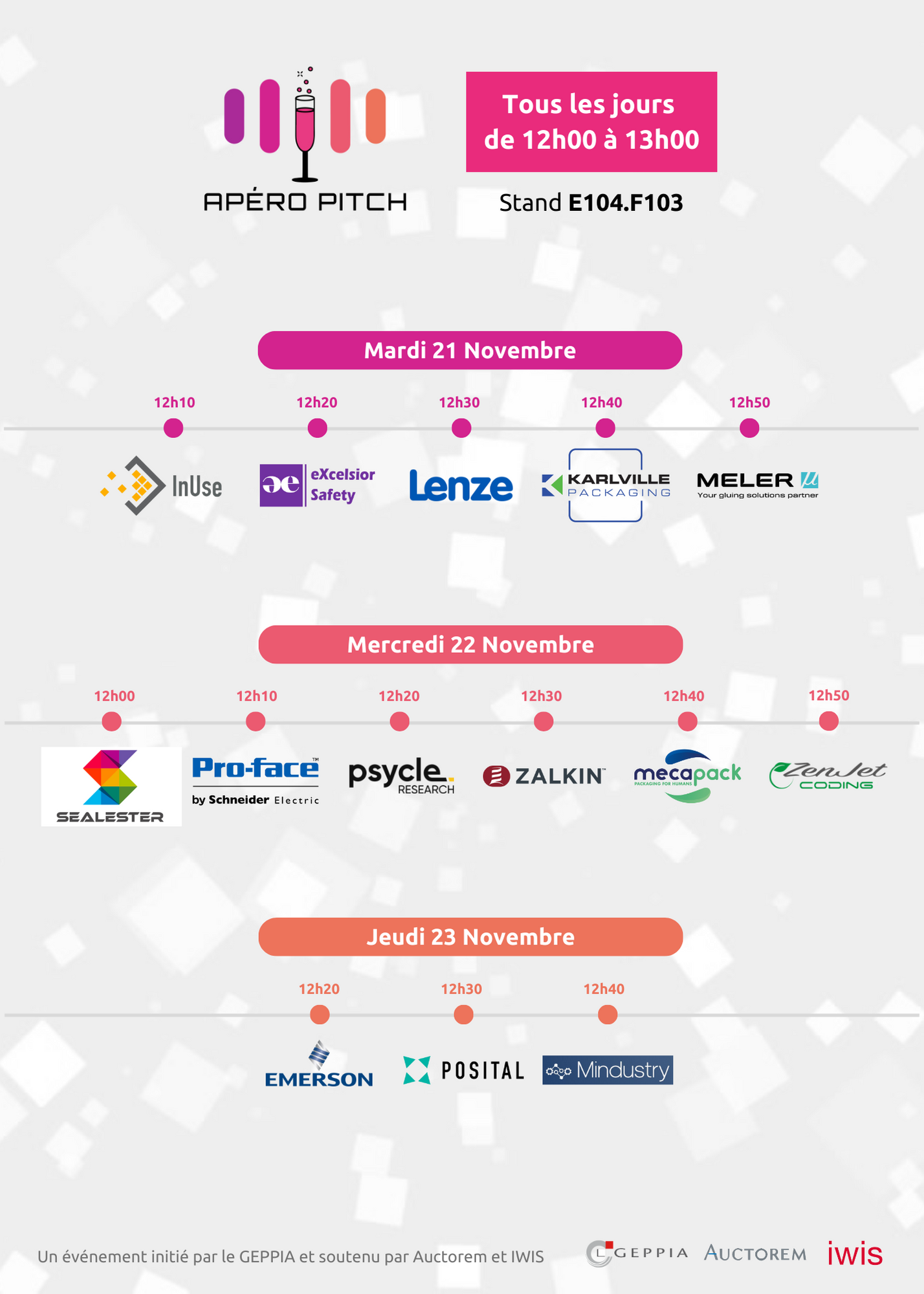 programme aperopitch prodandpack